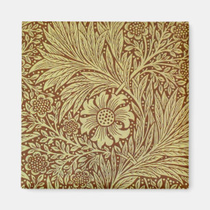 Aimant William Morris Marigold Motif de fleurs antiques