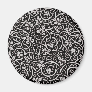 Aimant William Morris Motif de la feuille de vigne