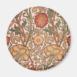 Aimant William Morris Rose Flower Fond d'écran Motif