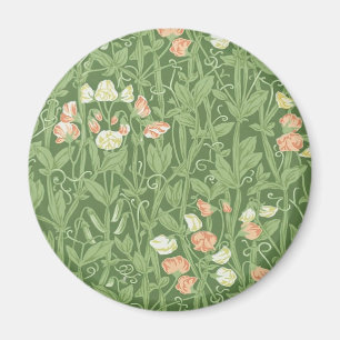 Aimant William Morris Sweet Pea Floral Design