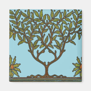 Aimant William Morris Tree Frieze Fond d'écran floral