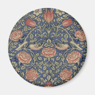 Aimant William Morris Tudor Fond d'écran Rose