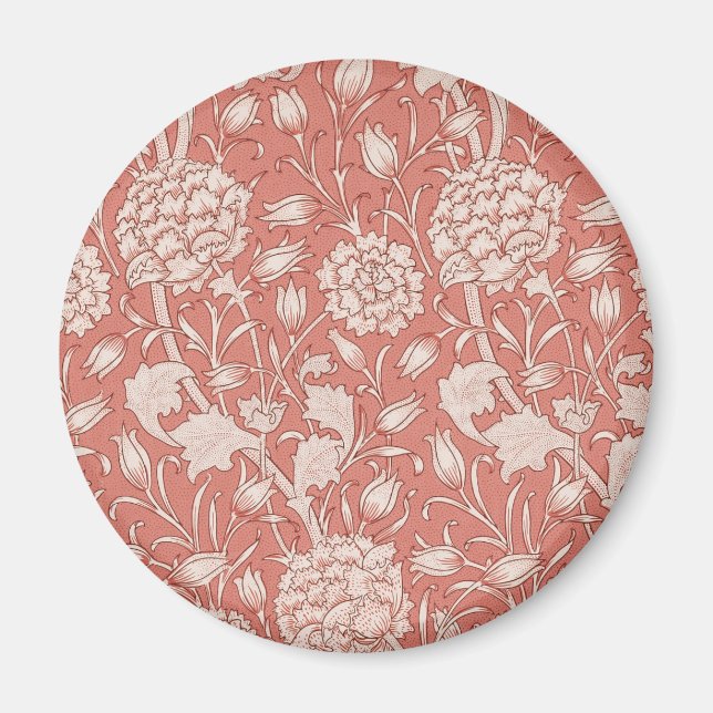 Aimant William Morris Wild Tulip Classique Conception Vic (Devant)