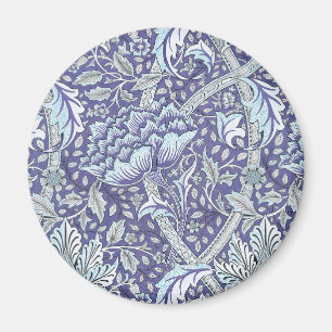 Aimant William Morris Windrush Motif Bleu Floral