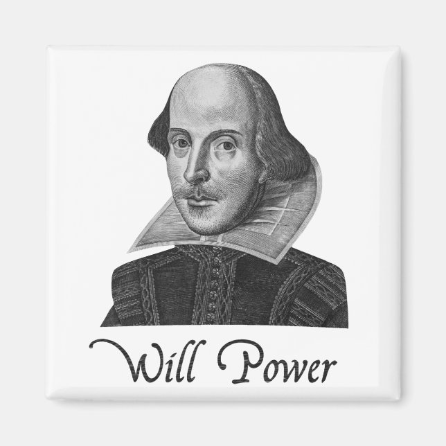 Aimant William Shakespeare va prendre le pouvoir (Devant)