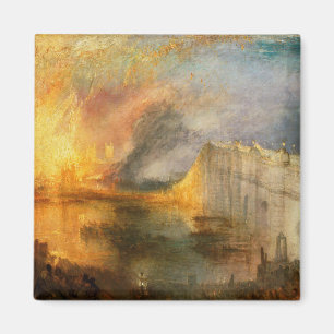 Aimant William Turner - L'incendie du Parlement