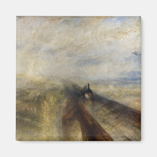 Aimant William Turner - Pluie, vapeur et vitesse (Devant)