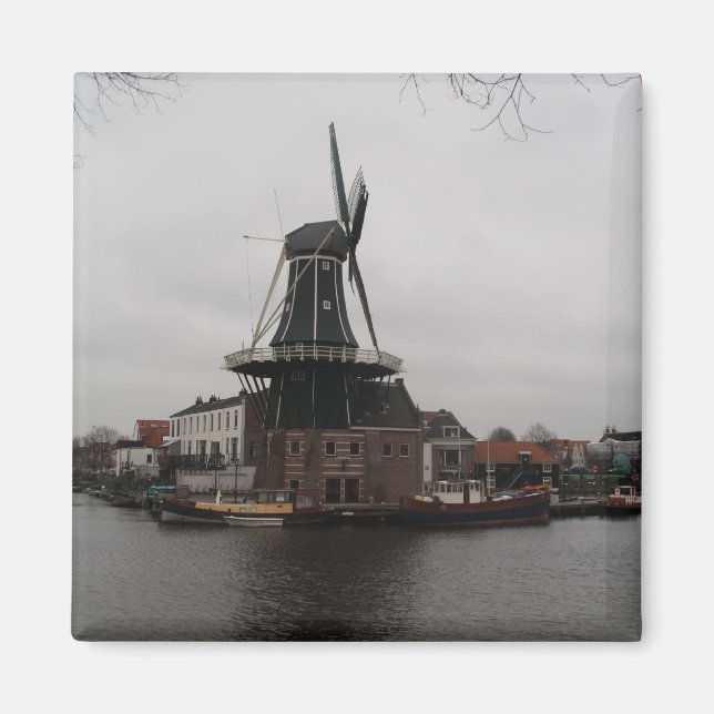 Aimant Windmill "De Adriaan", Haarlem (Devant)