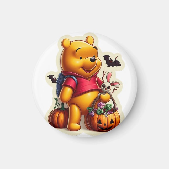 Aimant Winnie l'halloween Pooh (Devant)