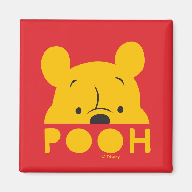 Aimant Winnie l'Ooh | Pooh à poitrine (Devant)