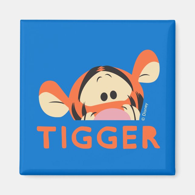 Aimant Winnie l'Ooh | Tigre Peek-a-Boo (Devant)