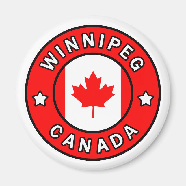 Aimant Winnipeg Canada (Devant)
