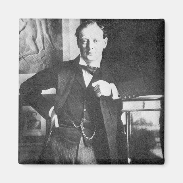 Aimant Winston Spencer Churchill en 1904 (Devant)