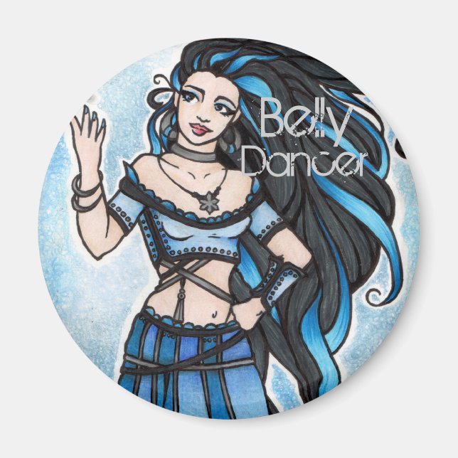 Aimant Winter Belly Dancer Art (Devant)