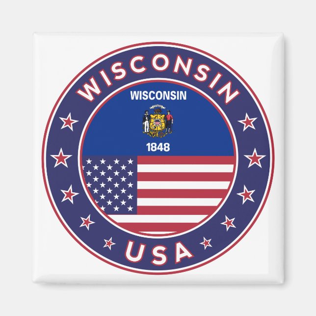 Aimant Wisconsin (Devant)