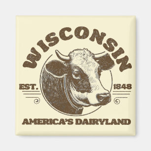 Aimant Wisconsin vintage