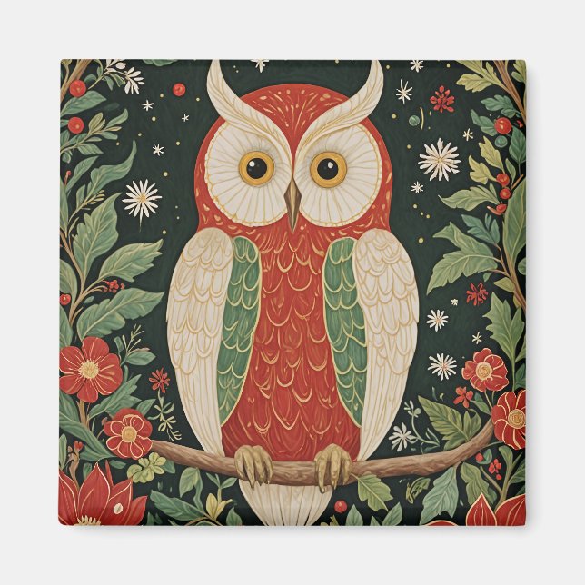 Aimant Wise Winter Watcher (Devant)