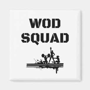 Aimant WOD SQUAD - Unique inspiré par le croisement