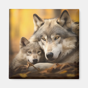 Aimant Wolf Animal sauvage Beauté Liberté Wilderness Amou