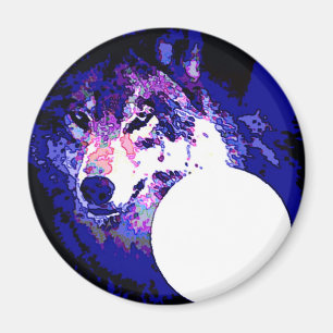 Aimant Wolf & Moon