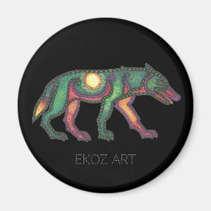 Aimant Wolf Sun Pictish