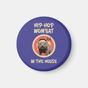 Aimant Wombat Hip-hop Drôle dans la Maison