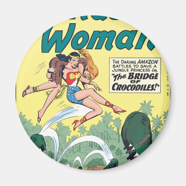 Aimant Wonder Woman Crocodiles (Devant)