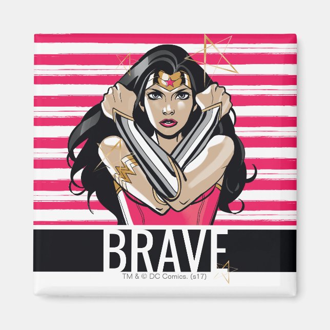 Aimant Wonder Woman Defender - Modèle (Devant)