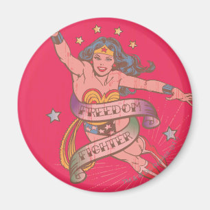 Aimant Wonder Woman Freedom Fighter