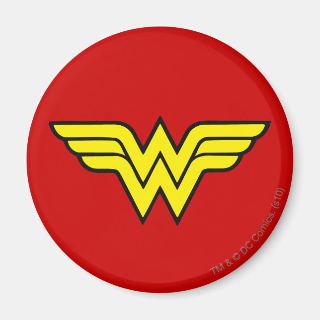 Aimant Wonder Woman | Logo classique (Devant)