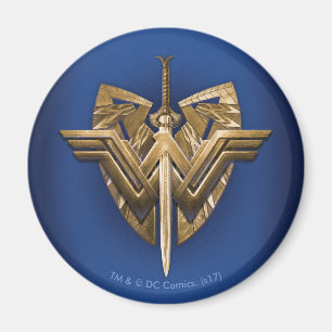 Aimant Wonder Woman Symbol With Sword of Justice