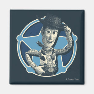 Aimant Woody : Insigne du shérif