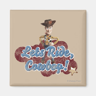 Aimant Woody : Ride, Cowboy