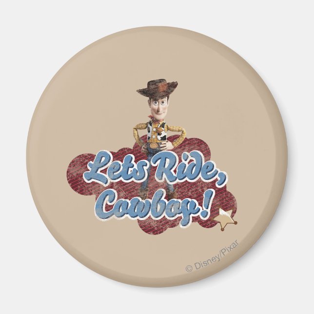 Aimant Woody : Voyons, Cowboy (Devant)