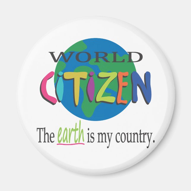 Aimant World Citizen (Devant)