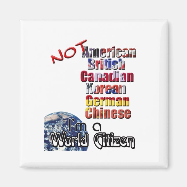 Aimant World Citizen (Devant)