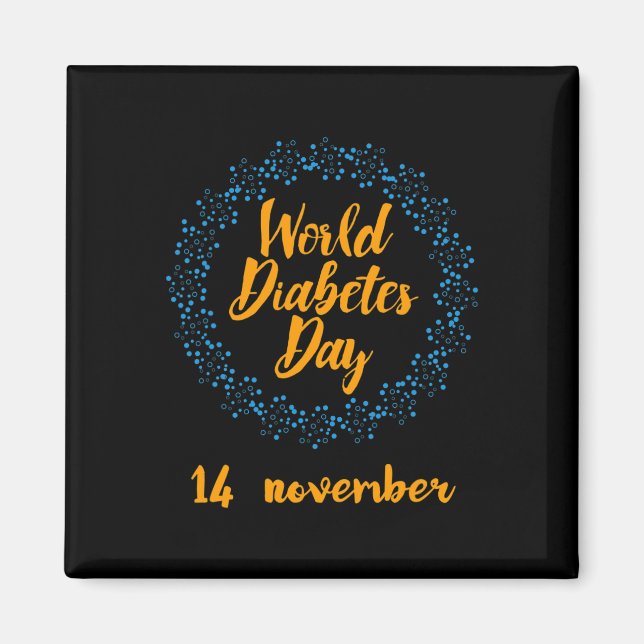 Aimant World Diabetes Day  (Devant)