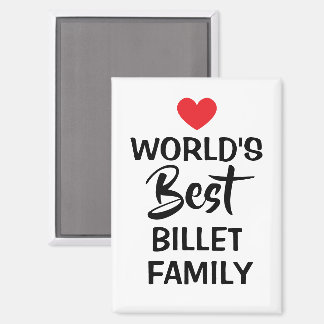 Aimant World's Best Billet Family Decorative