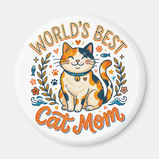 Aimant World's Best Cat Mom!  