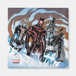 Aimant X-Men   Emma Frost, Cyclops, Magneto & Magik