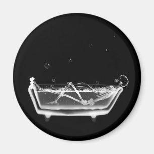 Aimant X-Ray Skeleton B&W Temps de bain