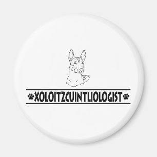 Aimant Xoloitzcuintli humoristique