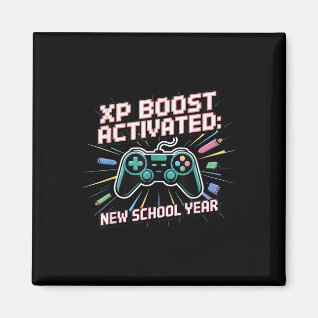 Aimant Xp Boost, New School Year, Back To School, Gen Z A (Devant)