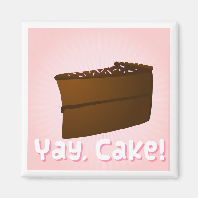 Aimant Yay, Gâteau ! (Devant)