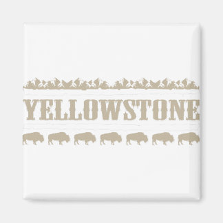 Aimant Yellowstone Montana Buffalo