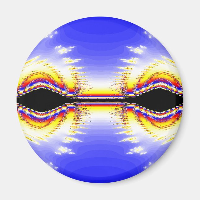 Aimant Yeux fractaux (Devant)