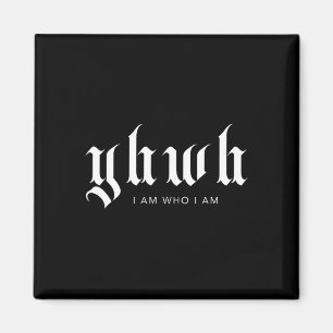 Aimant Yhwh Christian Streetwear Esthétique Bible Scriptu