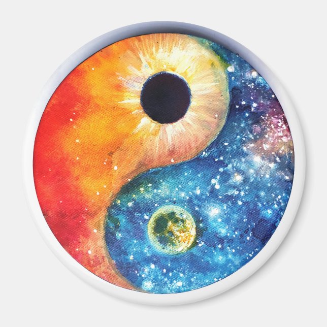 Aimant yin-yang (Devant)