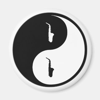 Aimant Yin Yang Saxophone