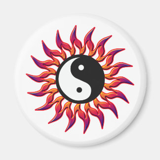 Aimant Yin Yang Sun flamboyant
